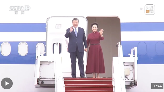 獨家視頻丨習近平抵達巴黎開始對法國進行國事訪問